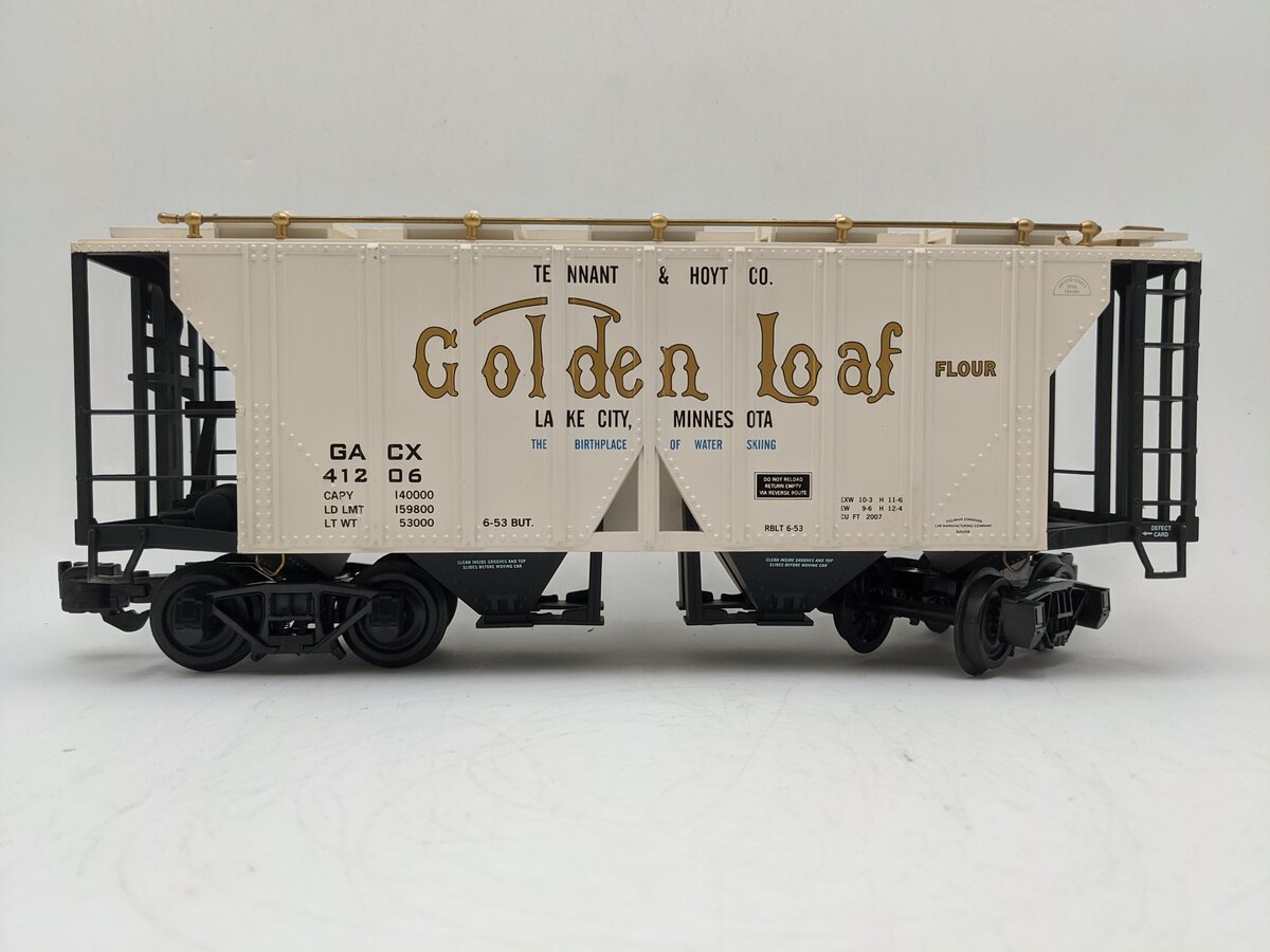 Aristo-Craft 41206 G Scale Golden Loaf 2-Bay Covered Hopper EX/Box