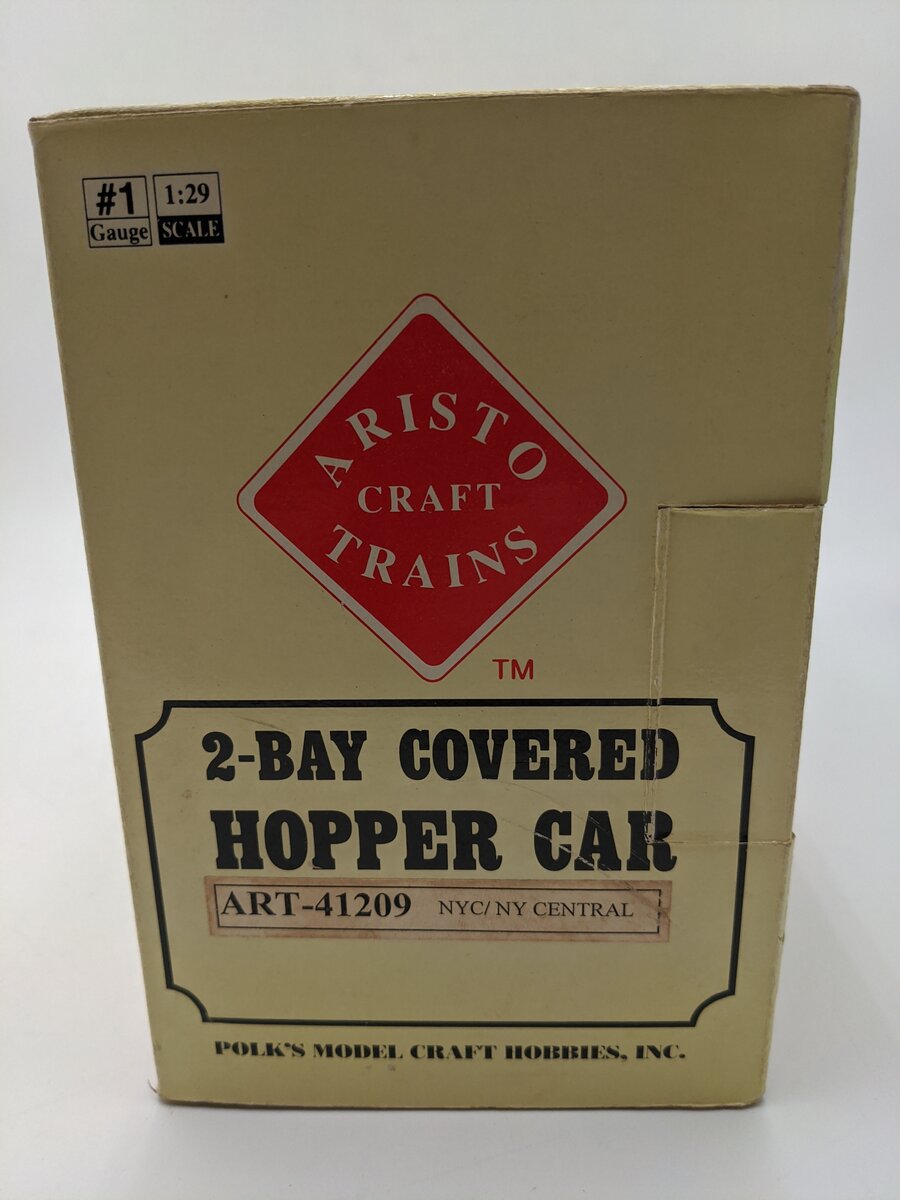 Aristo-Craft 41209 New York Central 2 Bay Covered Hopper EX/Box