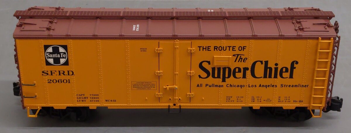 Aristo-Craft 46228-3 G Scale The Super Chief Boxcar #20601 LN/Box