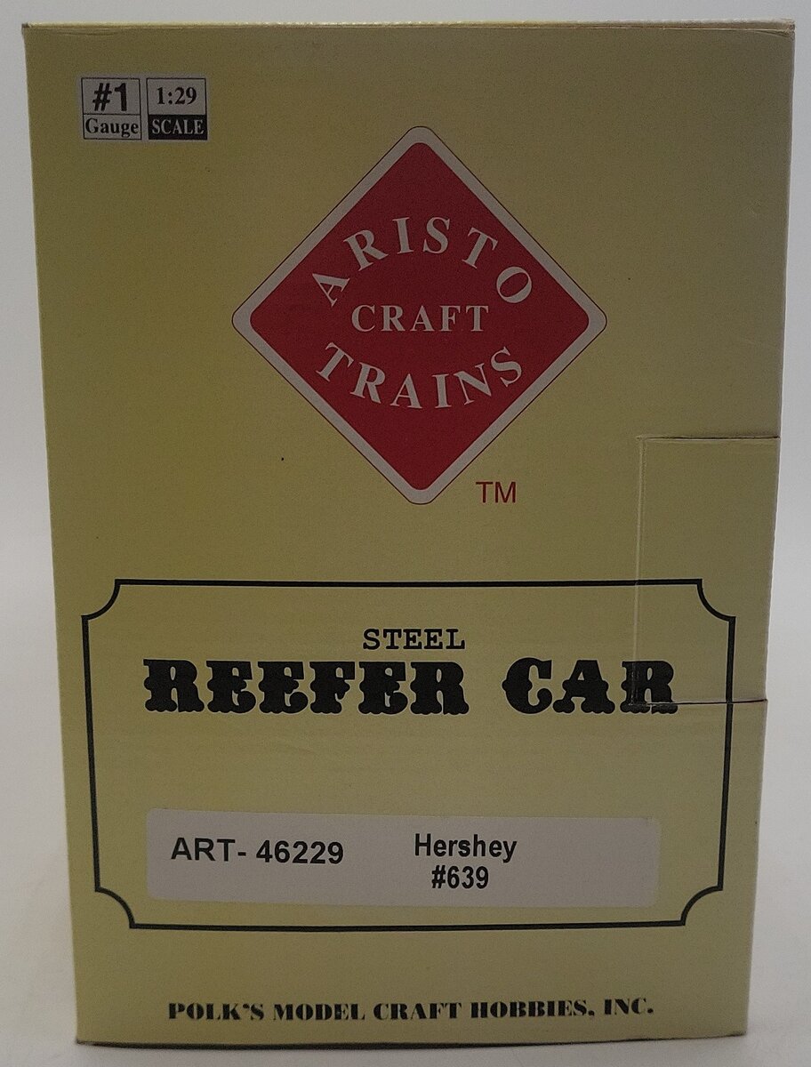 Aristo-Craft 46229 G Gauge Hershey's Reese's Reefer Car #639