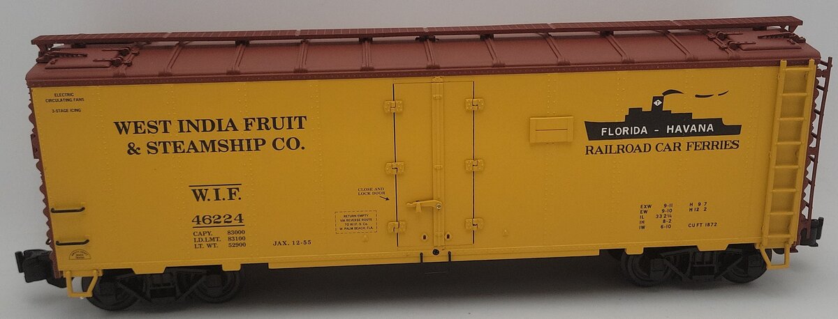 Aristo-Craft 46224 G Scale West India Fruit Refrigerator Car