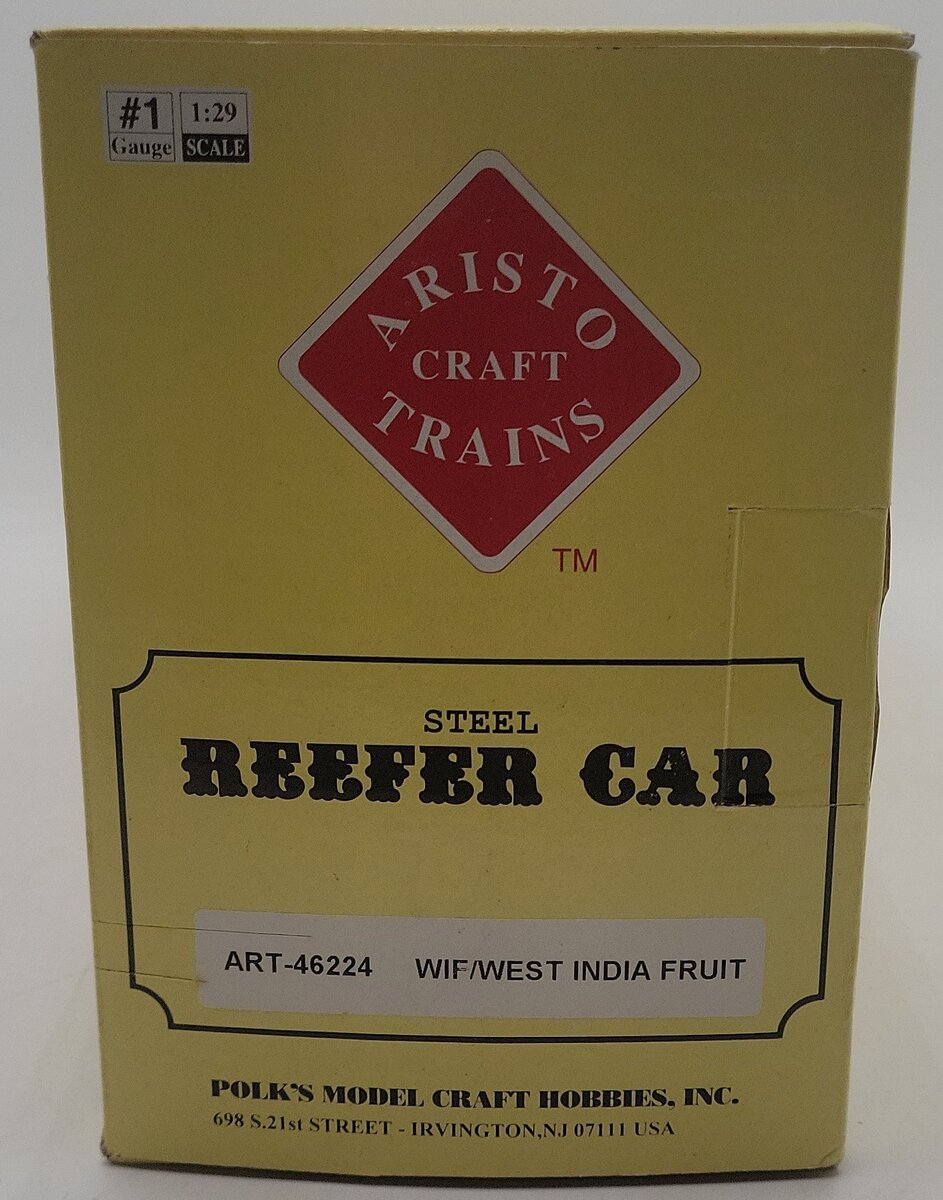 Aristo-Craft 46224 G Scale West India Fruit Refrigerator Car