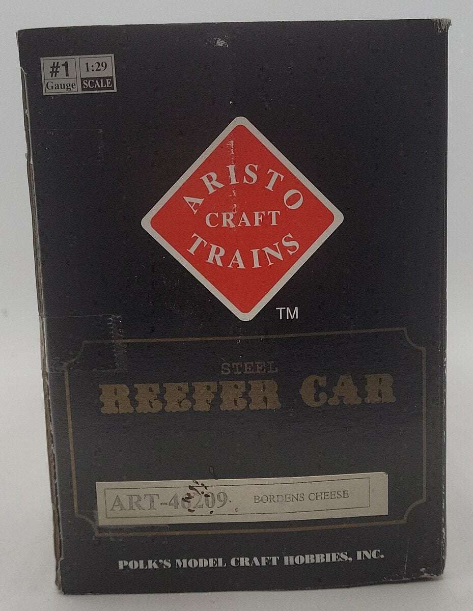 Aristo-Craft 46209 Borden's Fine Cheeses Reefer- Plastic Wheels EX/Box