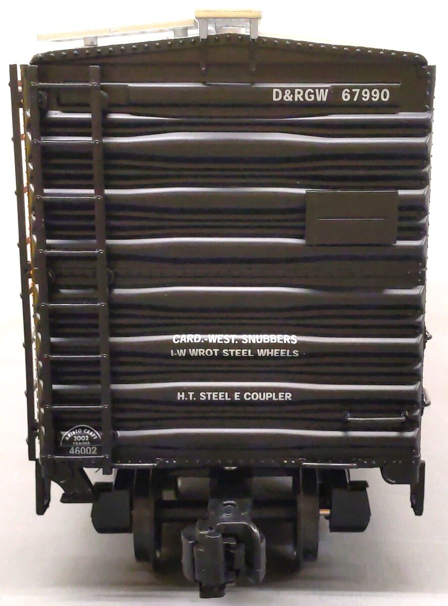 Aristo-Craft 46002 G Scale Rio Grande Boxcar #67990 w/Plastic Wheels LN/Box