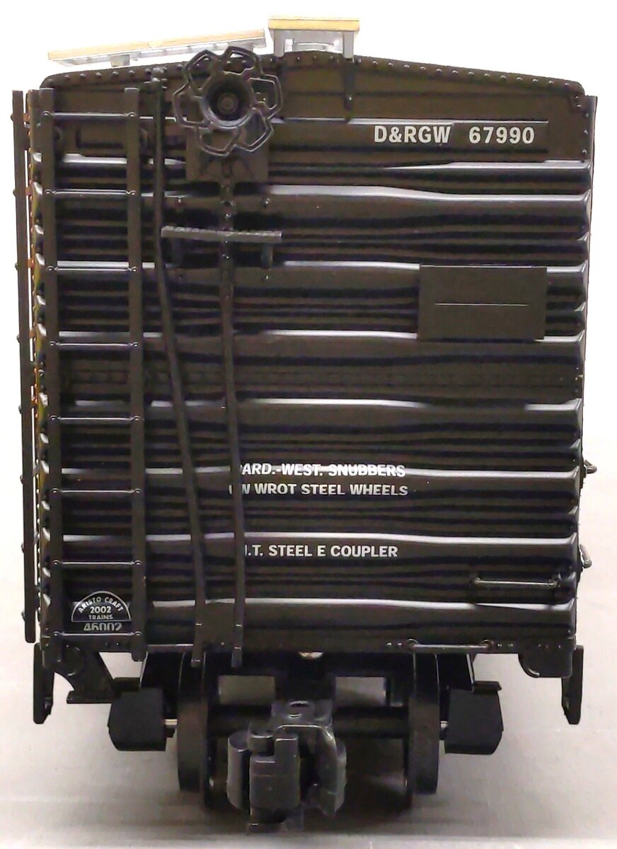 Aristo-Craft 46002 G Scale Rio Grande Boxcar #67990 w/Plastic Wheels LN/Box