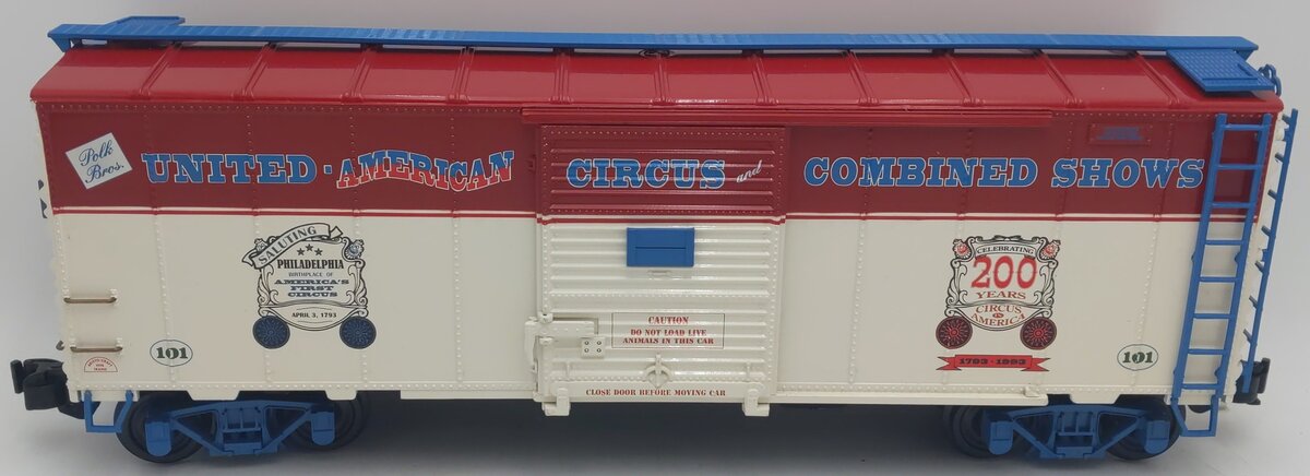Aristo-Craft 46226 G Streel Circus Regrigerator Boxcar #101 EX/Box