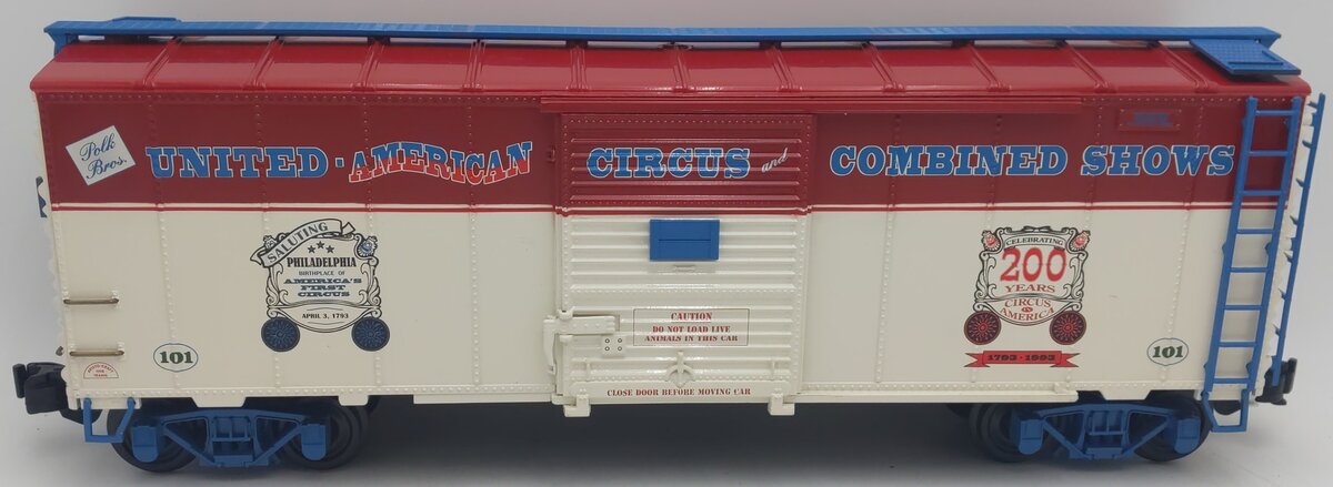 Aristo-Craft 46226 G Streel Circus Regrigerator Boxcar #101 EX/Box