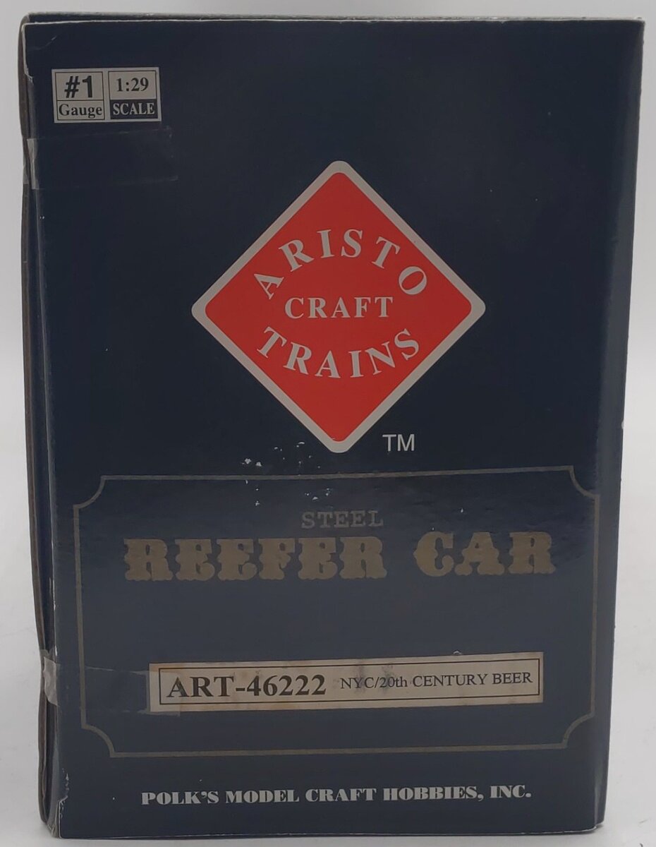 Aristo-Craft 46222 G Scale 20th Century Beer 40' Reefer EX/Box