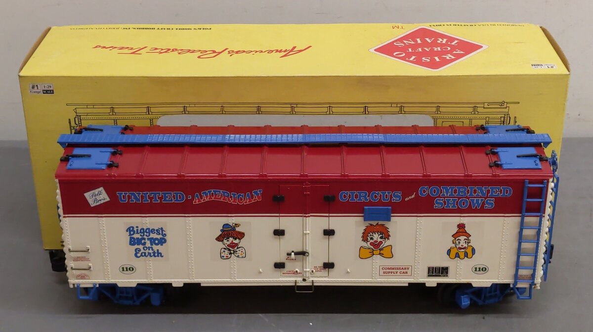 Aristo-Craft 46030 1993 Circus Steel Boxcar EX/Box