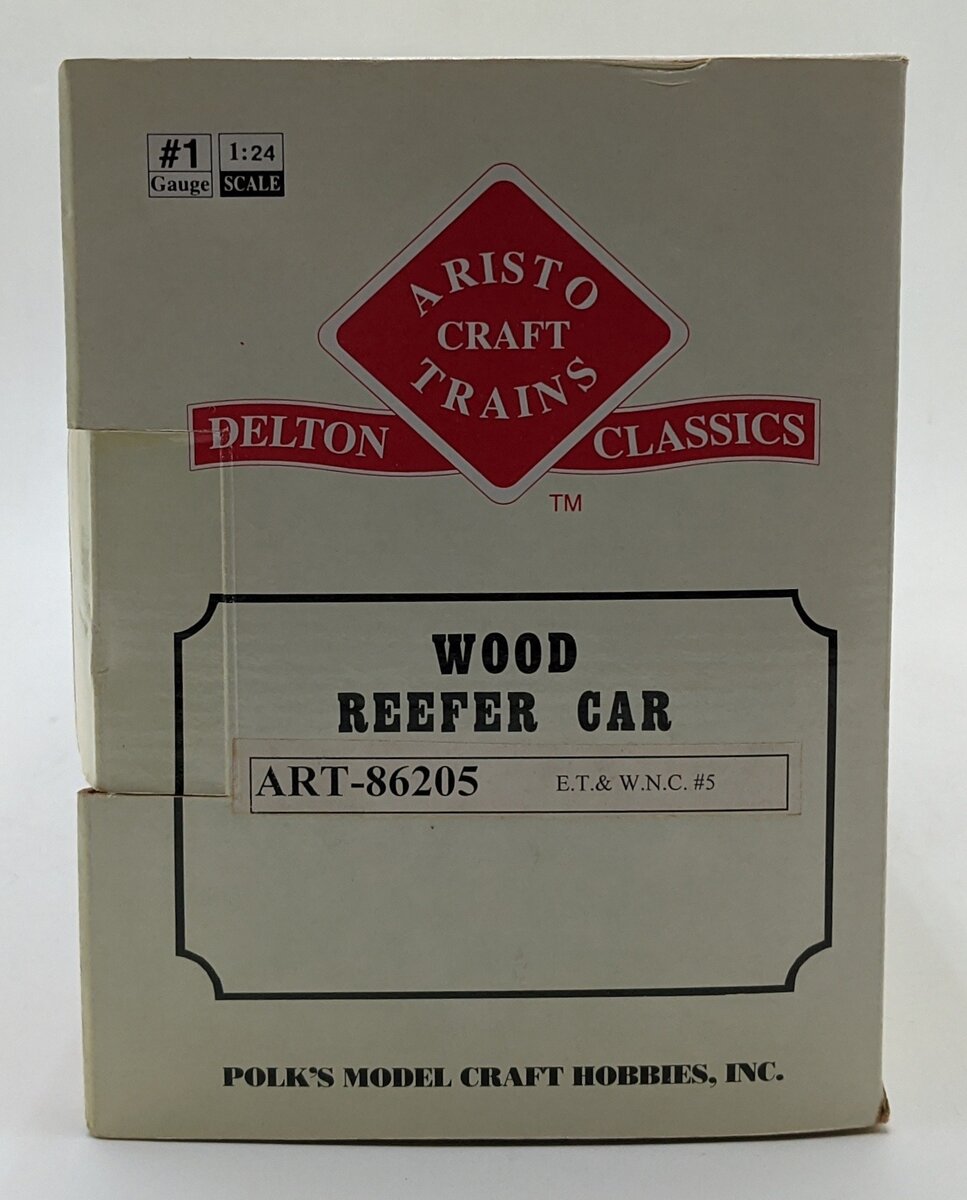 Aristo-Craft 86205 ET&WNC Wood Reefer Car LN/Box
