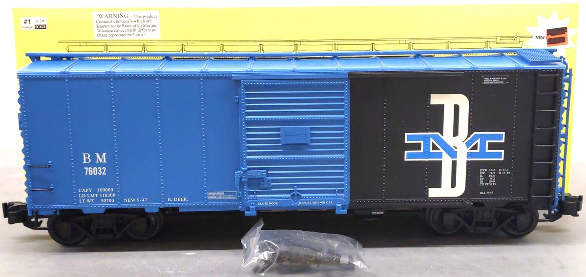 Aristo-Craft 46020 G Scale Boston and Maine Boxcar