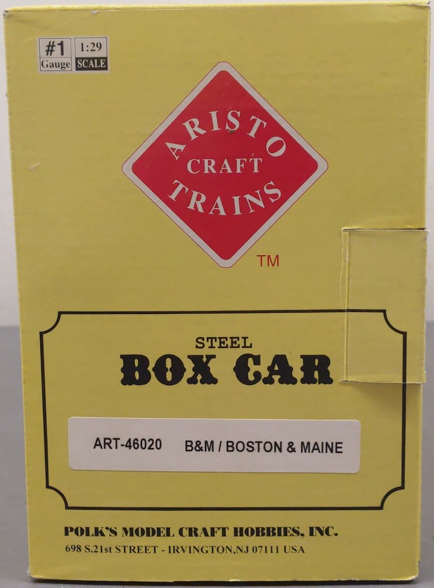 Aristo-Craft 46020 G Scale Boston and Maine Boxcar