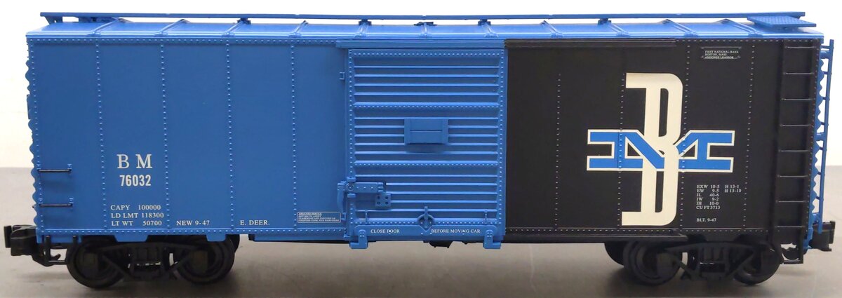 Aristo-Craft 46020 G Scale Boston and Maine Boxcar