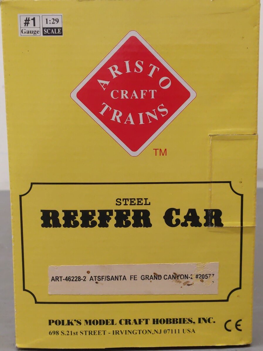 Aristo-Craft 46228-2 ATSF Grand Canyon Reefer LN/Box