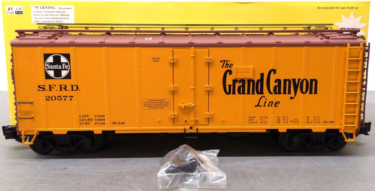 Aristo-Craft 46228-2 ATSF Grand Canyon Reefer LN/Box
