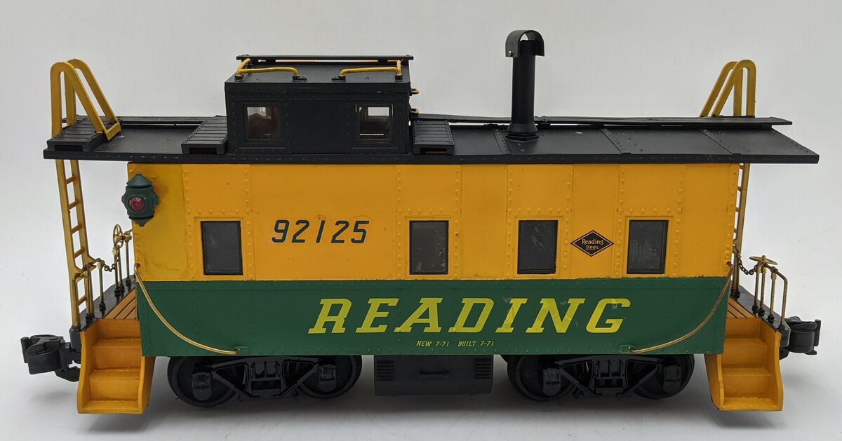 Aristo-Craft G Scale Reading Caboose w/ Metal Wheels #92125 - Custom