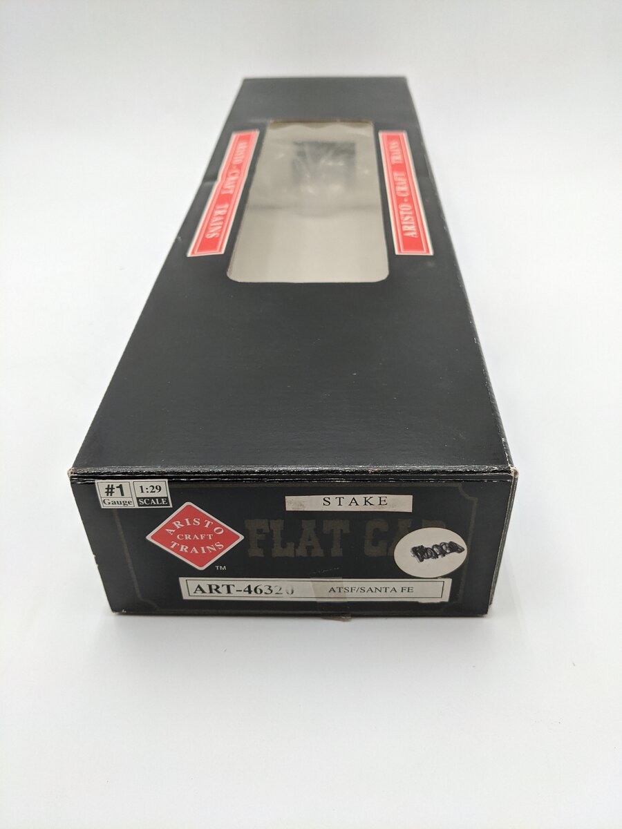 Aristo-Craft 46320 G Scale Atchison Topeka & Santa Fe Flat Car EX/Box