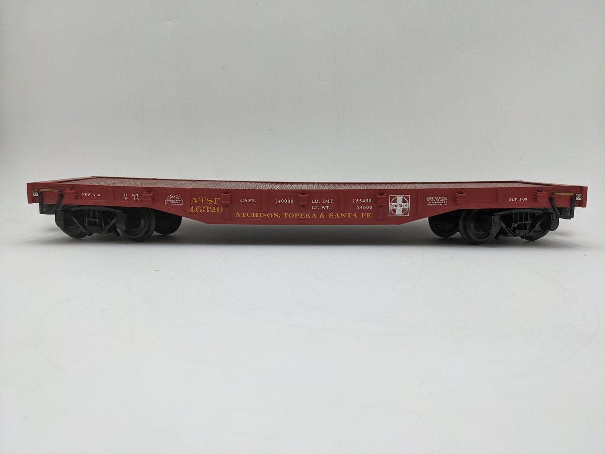 Aristo-Craft 46320 G Scale Atchison Topeka & Santa Fe Flat Car EX/Box