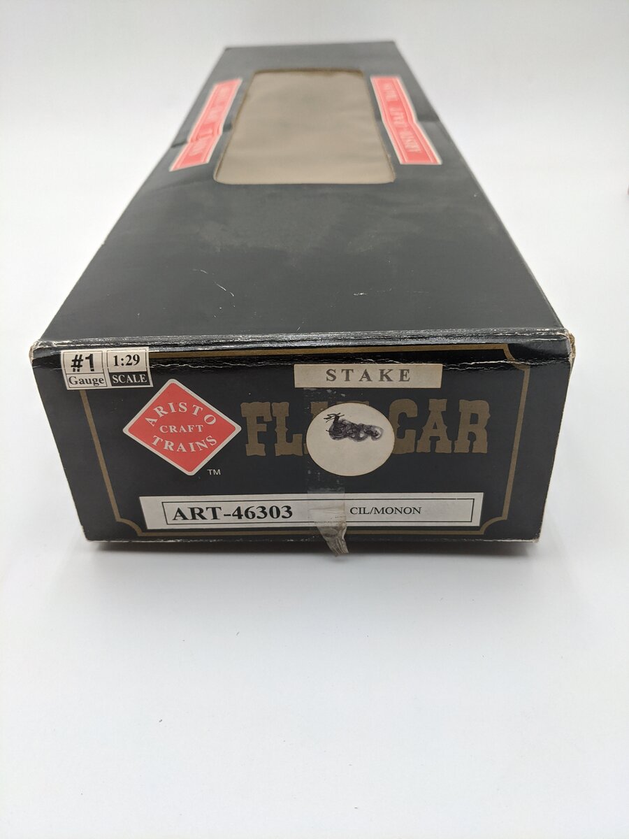 Aristo-Craft G Scale 46303 Monon Flatcar EX/Box