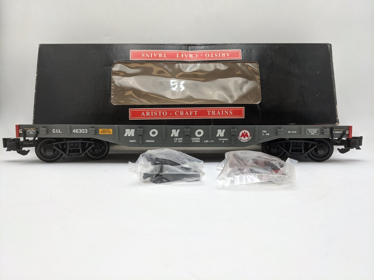 Aristo-Craft G Scale 46303 Monon Flatcar EX/Box