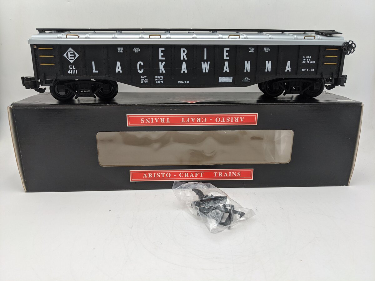 Aristo-Craft 41111 G Erie Lackawanna Covered Gondola EX/Box