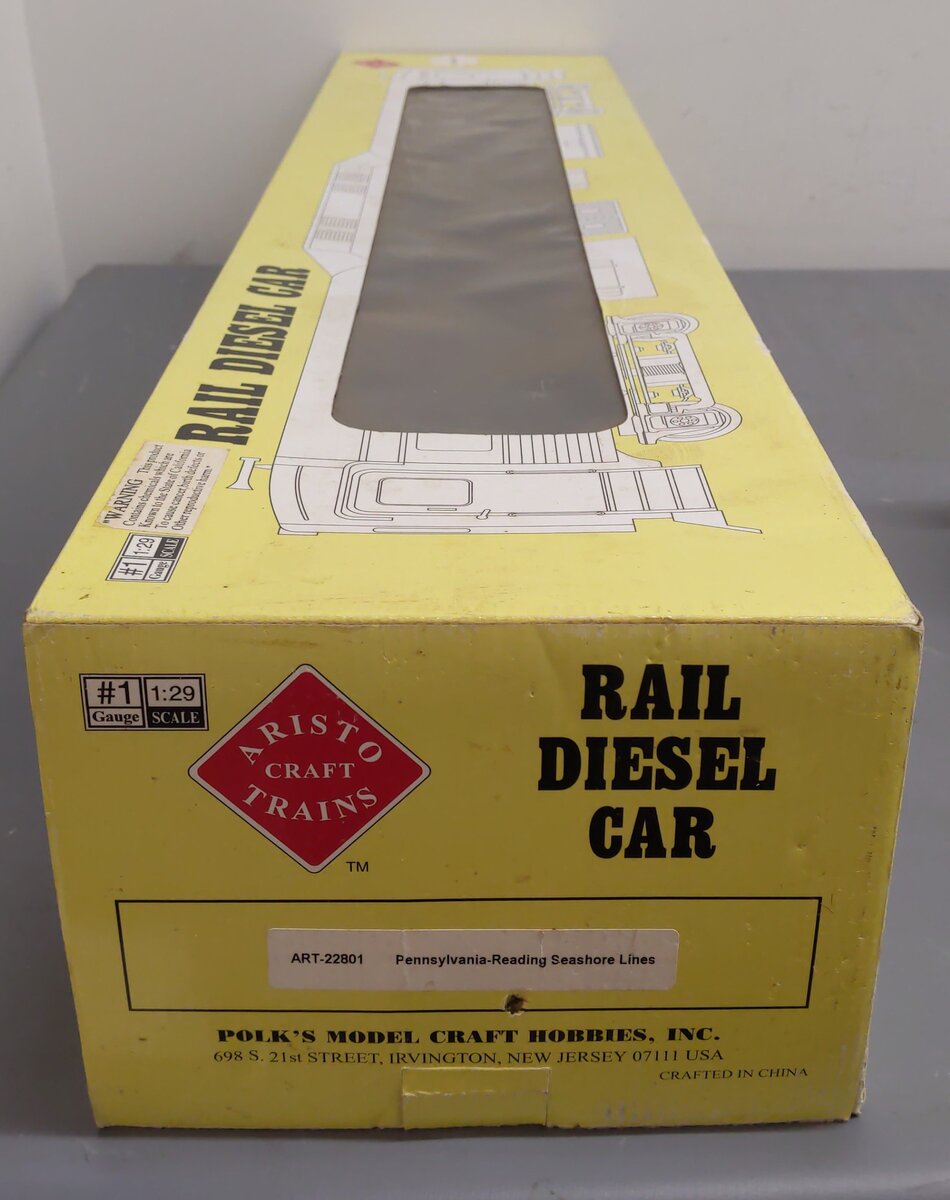 Aristo-Craft 22801 Pennsylvania-Reading Seashore Lines Rail Diesel Car VG/Box