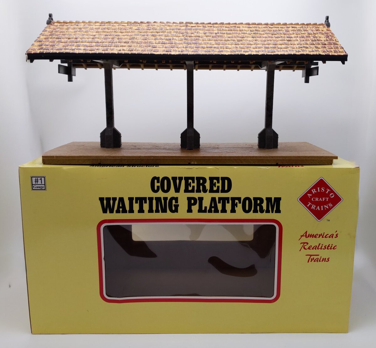 Aristo-Craft 7105 G Scale #1 Covered Waiting Platform LN/Box