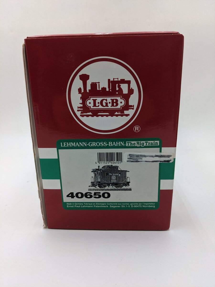 LGB 40650 G Gauge Rio Grande Caboose EX/Box