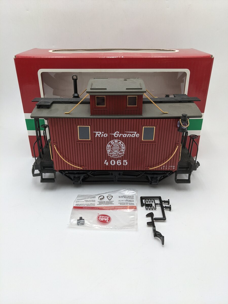 LGB 40650 G Gauge Rio Grande Caboose EX/Box