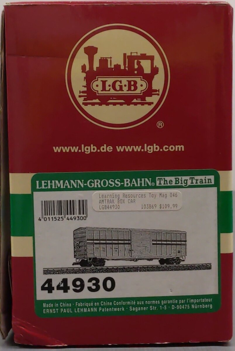 LGB 44930 Amtrak 71199 Box Car LN/Box