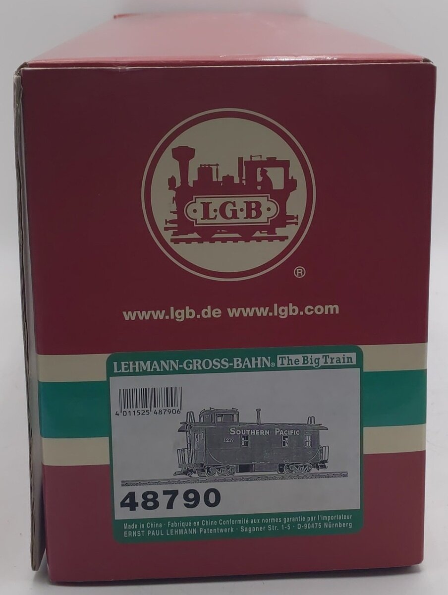 LGB 48790 G Scale Southern Pacific Steel Caboose #1217 EX/Box