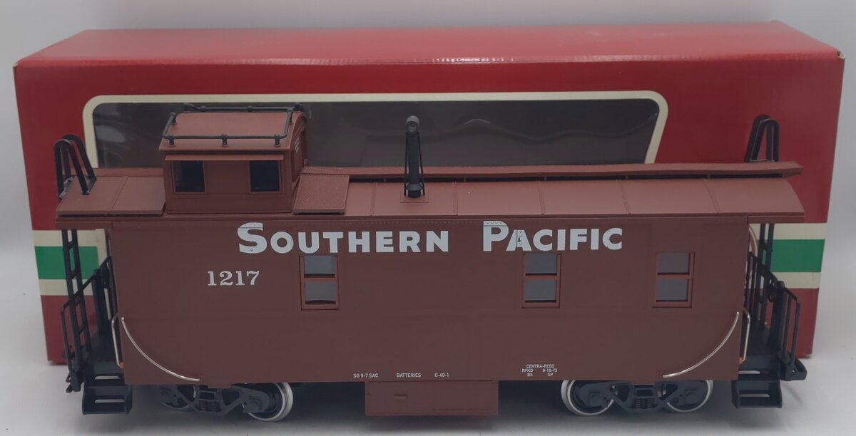 LGB 48790 G Scale Southern Pacific Steel Caboose #1217 EX/Box