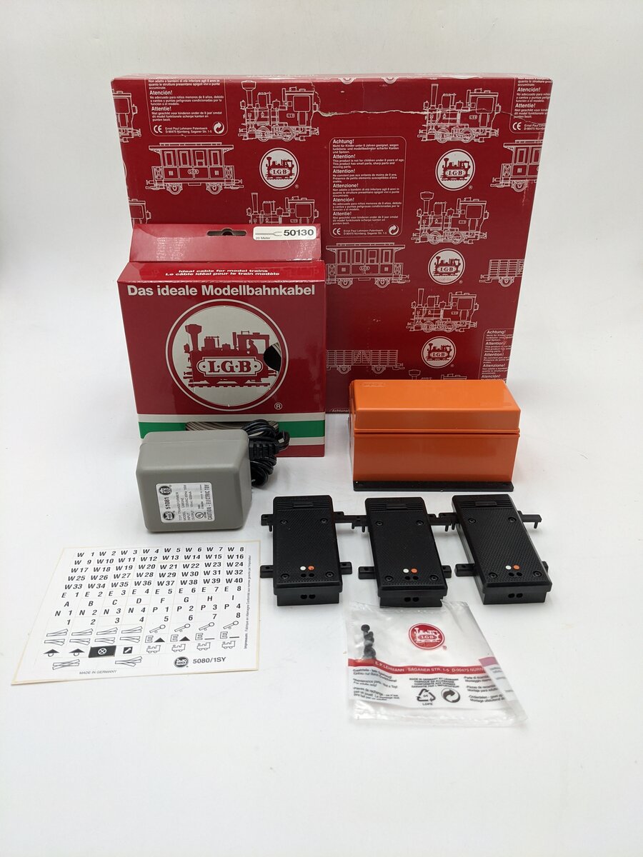 LGB 19913 G Outdoor Switch Control Set EX/Box