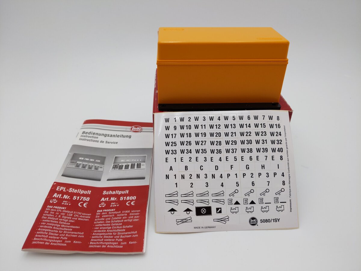 LGB 51800 G Scale On-Off Switch Control Box EX/Box