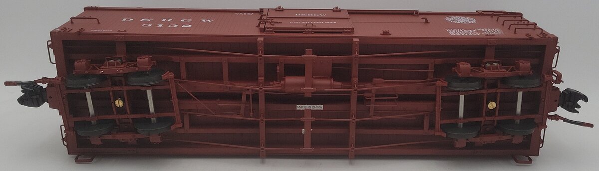 AMS AM31-121 D&RGW Box Car - Metal Wheels LN/Box