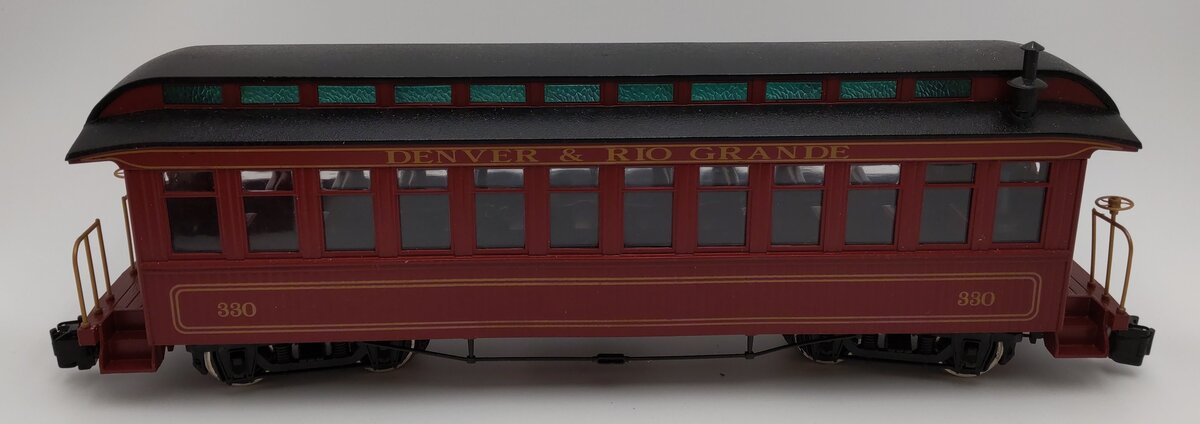 Bachmann 97218 G Denver & Rio Grande Coach Car #330 EX/Box