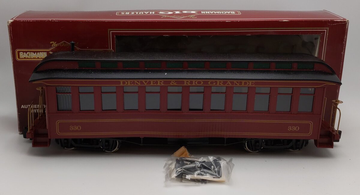 Bachmann 97218 G Denver & Rio Grande Coach Car #330 EX/Box