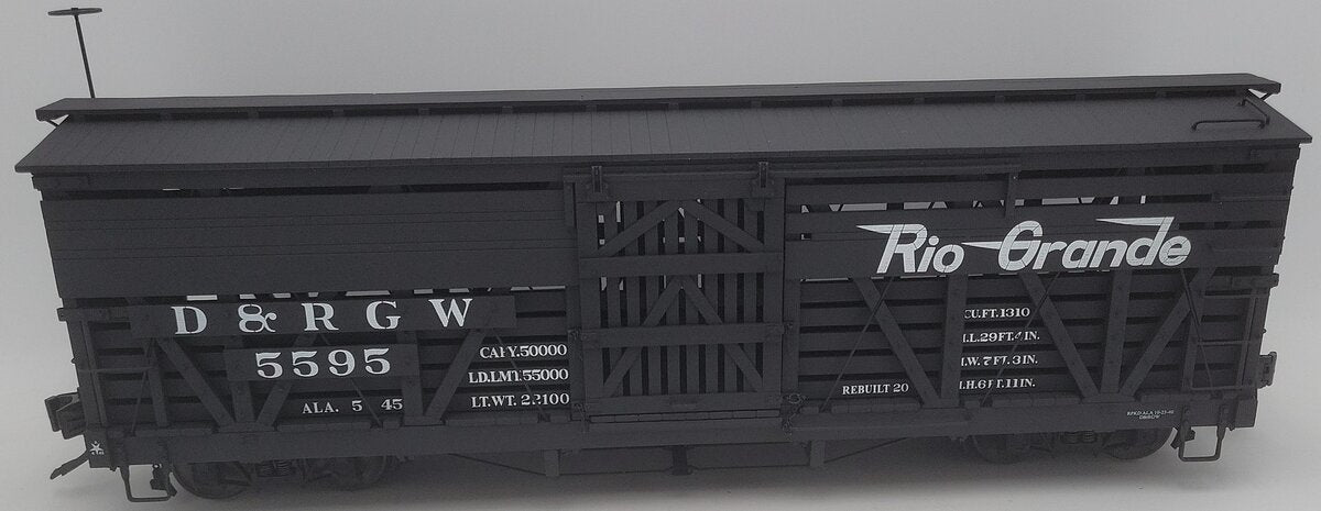AMS AM31-213 G Scale D&RG Stock Car #5595 EX/Box
