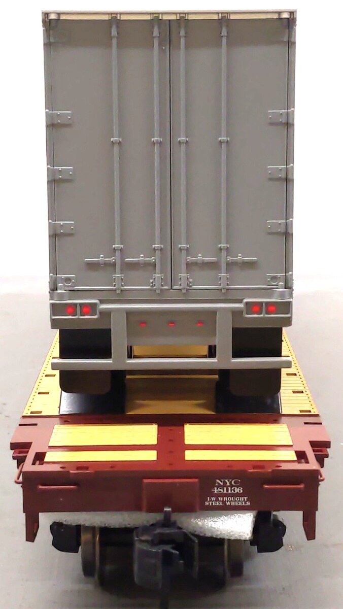 MTH 70-76033 G Scale New York Central Flatcar with 45' Trailer LN/Box