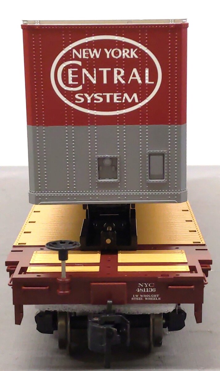 MTH 70-76033 G Scale New York Central Flatcar with 45' Trailer LN/Box