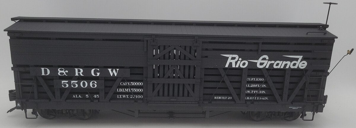 AMS 31-211 G Scale D&RGW  Stock Car #5506 EX/Box
