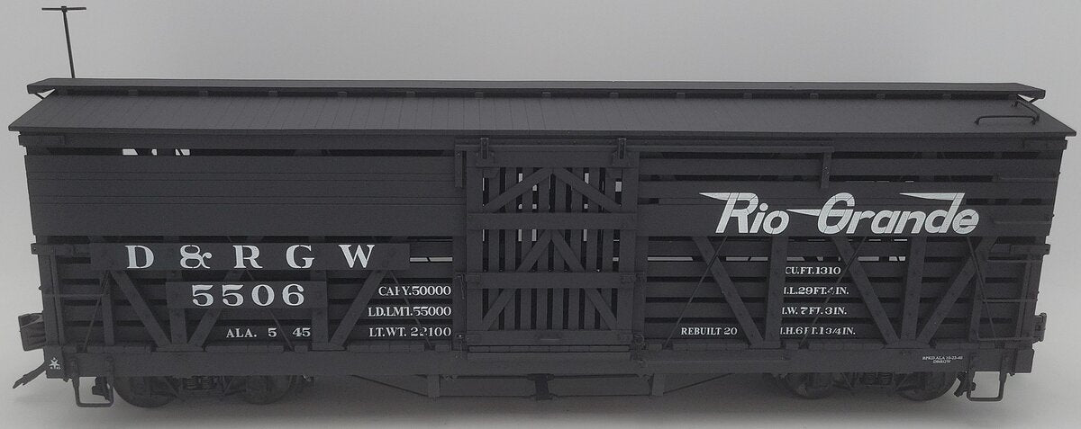 AMS 31-211 G Scale D&RGW  Stock Car #5506 EX/Box