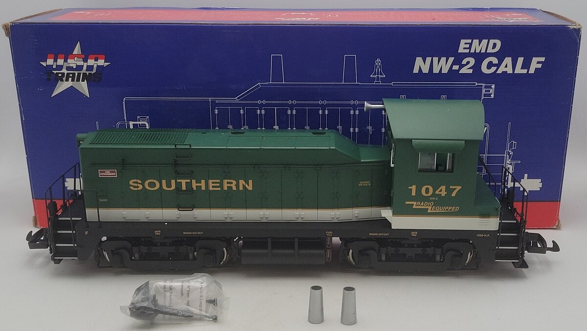 USA Trains 22029 G Scale Southern NW-2 Diesel Switcher #1047 EX/Box