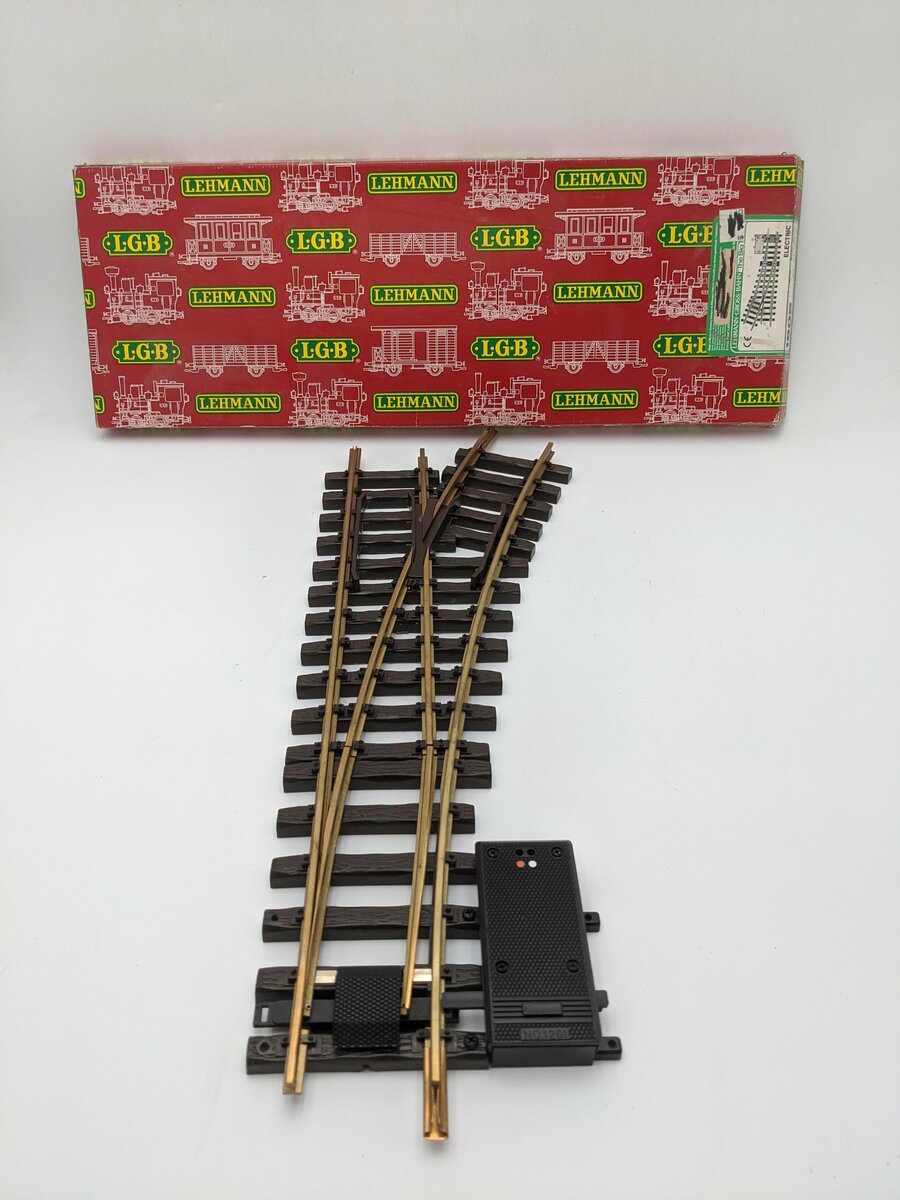 LGB 1605 G 22.5 R3 Right Hand Switch Turnout EX/Box