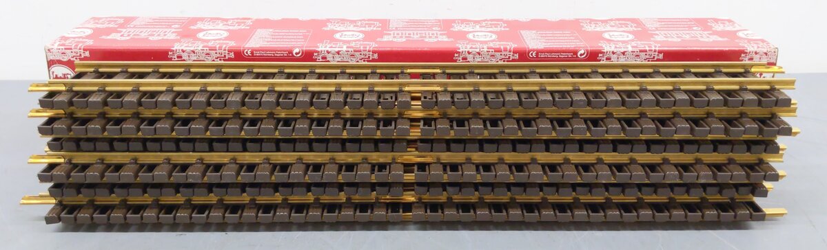 LGB 10600 G Gauge Brass 24" Straight Track Sections (Box of 12) EX/Box