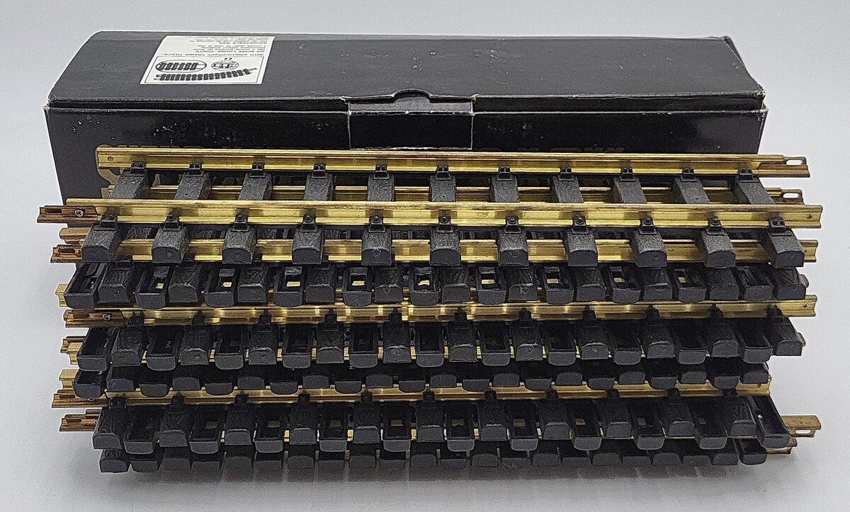 Aristo-Craft 11000 G Gauge Euro Style Brass 12" Straight Track (11) EX/Box