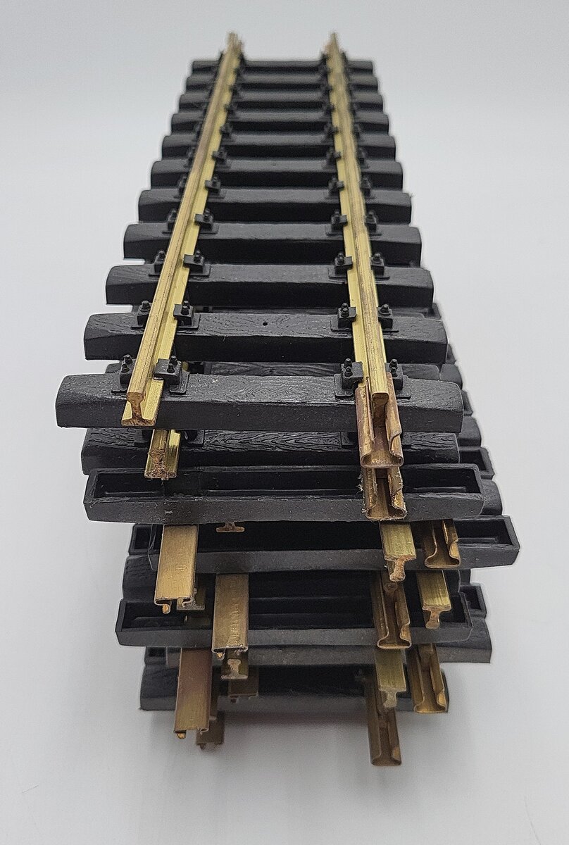 Aristo-Craft 11000 G Gauge Euro Style Brass 12" Straight Track (11) EX/Box