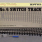 Aristo-Craft 20330 G #6 Stainless Steel Right Hand Switch Turnout EX/Box