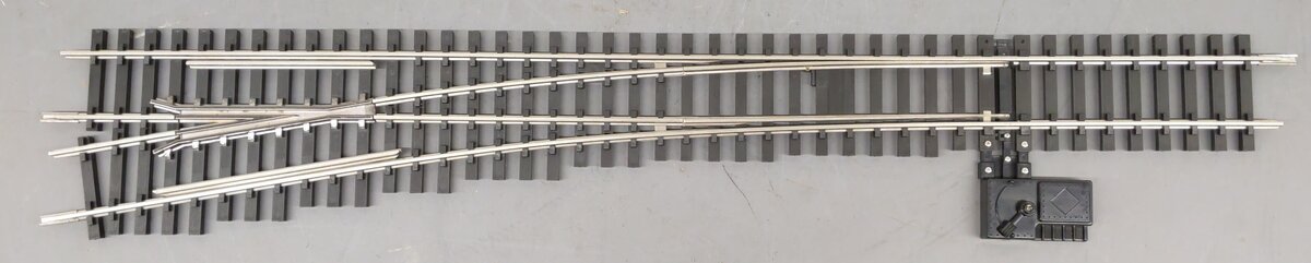 Aristo-Craft 20340 G #6 Stainless Steel Left Hand Switch/Turnout EX/Box