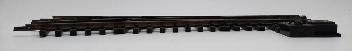 Aristo-Craft 30380 G Brass Left Hand 10' Wide Radius Manual Switch Turnout VG